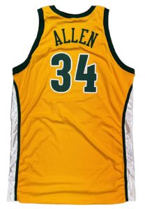 2004-05 Ray Allen Seattle Supersonics Game-Used Jersey