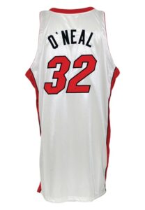 2004-05 Shaquille O’Neal Miami Heat Game-Used Home Jersey 