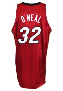 2004-05 Shaquille O’Neal Miami Heat Game-Used Road Jersey