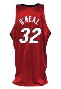 2004-05 Shaquille O’Neal Miami Heat Game-Used Road Jersey (Letter of Provenance)