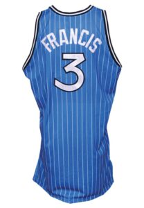 2004-05 Steve Francis Orlando Magic Game-Used Turn Back The Clock Road Jersey 