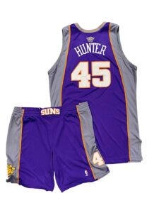 2004-05 Steven Hunter Phoenix Suns NBA Playoffs Game-Used Uniform