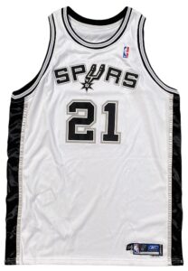 2004-05 Tim Duncan San Antonio Spurs Game-Used Jersey