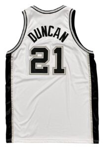 2004-05 Tim Duncan San Antonio Spurs Game-Used Jersey