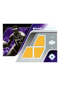 2004-05 UD Ultimate Collection Wilt Chamberlain Game Jersey #UGJ-WC