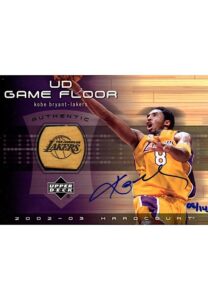 2004-05 Upper Deck Ultimate Collection UD Game Floor Kobe Bryant Autographed