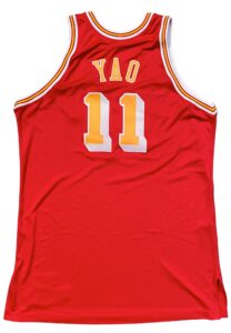 2004-05 Yao Ming Houston Rockets Game-Used Hardwood Classics Jersey