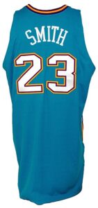 2004-2005 J.R. Smith Rookie New Orleans Hornets Game-Used Road Jersey