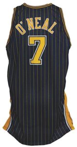 2004-2005 Jermaine O’Neal Indiana Pacers Game-Used Road Jersey