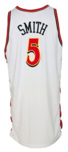 2004-2005 Josh Smith Rookie Atlanta Hawks Game-Used Home Jersey 