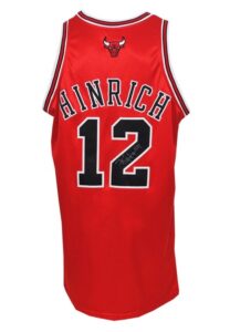 2004-2005 Kirk Hinrich Chicago Bulls Game-Used & Autographed Road Jersey