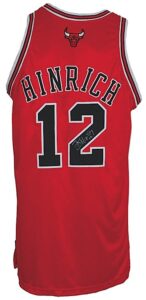 2004-2005 Kirk Hinrich Chicago Bulls Game-Used & Autographed Road Jersey