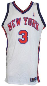 2004-2005 Stephon Marbury New York Knicks Game-Used Home Jersey