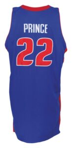 2004-2005 Tayshaun Prince Detroit Pistons Game-Used Road Uniform