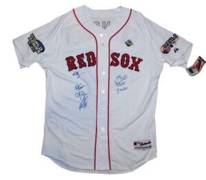 2004 & 2007 Boston Red Sox Terry Francona 7 Signatures Jersey