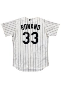 2004 Aaron Rowand Chicago White Sox Game-Used & Signed Home Jersey