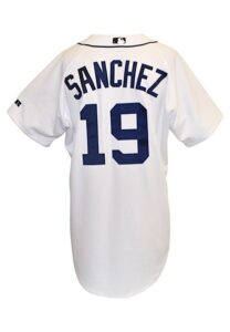 2004 Alex Sanchez Detroit Tigers Game-Used Home Jersey