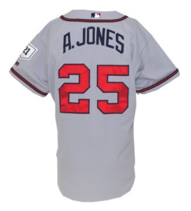 2004 Andruw Jones Atlanta Braves Game-Used Road Jersey