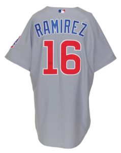 2004 Aramis Ramirez Chicago Cubs Game-Used Road Jersey & Circa 2006 Carlos Marmol Chicago Cubs Game-Used and Autographed Home Jersey