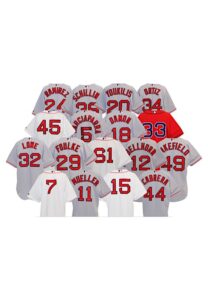 2004 Boston Red Sox Game-Used Jerseys Of All Key Players Including Manny, Pedro, Ortiz, Garciaparra, Schilling, Wakefield, Damon & Many More