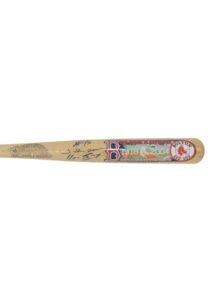 2004 Boston Red Sox Team Autographed “Curse is Reversed” Bat