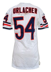 2004 Brian Urlacher Chicago Bears Game-Used & Autographed Road Jersey