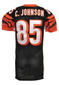 2004 Chad Johnson Cincinnati Bengals Game-Used & Autographed Jersey