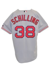 2004 Curt Schilling Boston Red Sox Game-Used Road Jersey