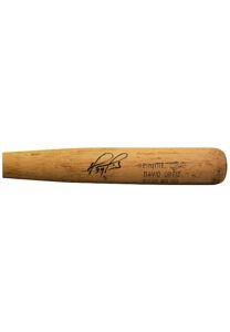 2004 David Ortiz Boston Red Sox Game-Used & Autographed Bat