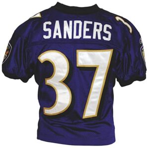 2004 Deion Sanders Baltimore Ravens Game-Used Home Jersey