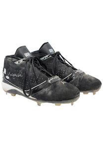 2004 Derek Jeter New York Yankees Game-Used & Dual-Autographed Cleats