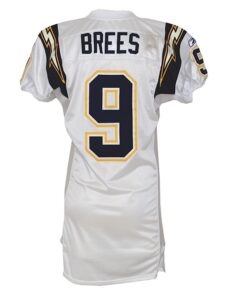 2004 Drew Brees San Diego Chargers Game-Used Road Jersey