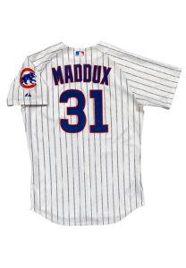 2004 Greg Maddux Chicago Cubs Game-Used & Signed Home Jersey