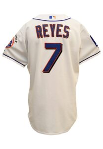 2004 Jose Reyes New York Mets Game-Used & Autographed Home Jersey