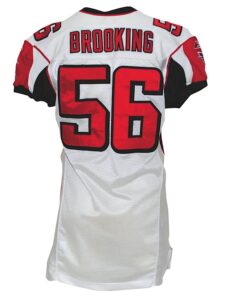 2004 Keith Brooking Atlanta Falcons Game-Used Road Jersey