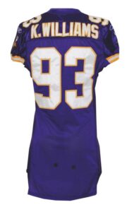 2004 Kevin Williams Minnesota Vikings Game-Used Home Jersey