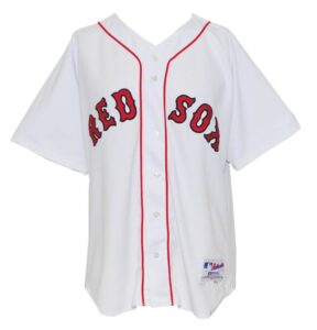 2004 Kevin Youkilis Boston Red Sox Game-Used & Autographed Home Jersey