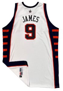 2004 LeBron James Team USA Olympics Pro Cut Jersey