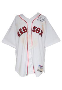 2004 Manny Ramirez Boston Red Sox Game-Used & Autographed Home Jersey