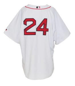 2004 Manny Ramirez Boston Red Sox Game-Used & Autographed Home Jersey