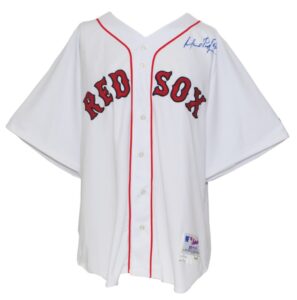 2004 Manny Ramirez Boston Red Sox Game-Used & Autographed Home Jersey