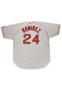 2004 Manny Ramirez Boston Red Sox Game-Used & Signed Home Run Road Jersey