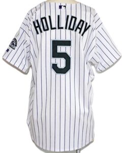 2004 Matt Holliday Rookie Colorado Rockies Game-Used Home Jersey