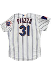 2004 Mike Piazza NY Mets Game-Used Jersey