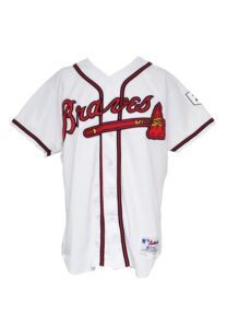 2004 Nick Green Atlanta Braves Game-Used Home Jersey