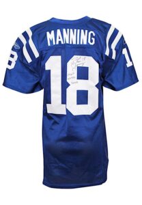 2004 Peyton Manning Indianapolis Colts Game-Used & Autographed Jersey