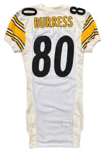 2004 Plaxico Burress Pittsburgh Steelers Game-Used Jersey