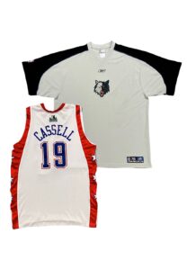 2004 Sam Cassell Minnesota Timberwolves NBA All-Star Game-Used Jersey & Shooting Shirt