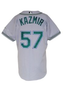 2004 Scott Kazmir Tampa Bay Devil Rays Game-Used Road Jersey