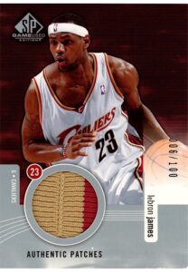 2004 SP LeBron James Game-Used Authentic Patches #AP-LJ